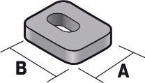 Image du produit Simpson Strong-Tie US40/50/10G Rondelle en U 40x50x10,0 (1 pcs)