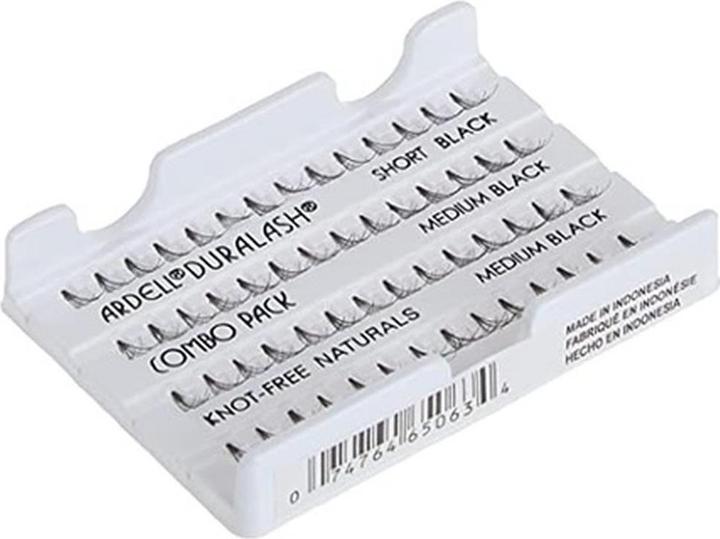 Actual product image Ardell SET Individual Combo Pack zestaw 56 kępek rzęs Black x6 (Artificial eyelashes)