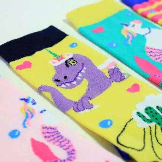 Produktbild United Oddsocks Llama V Unicorn (3er Pack, 37 - 42)