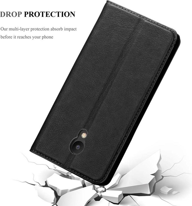 Actual product image Cadorabo Book Invisible Magnet Cover (Meizu M6s)