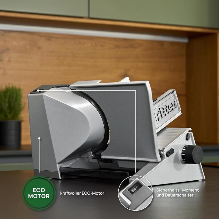 Image du produit Ritter Trancheuse tout usage contura 3 noir, trancheuse tout usage électrique avec moteur ECO, fabriquée