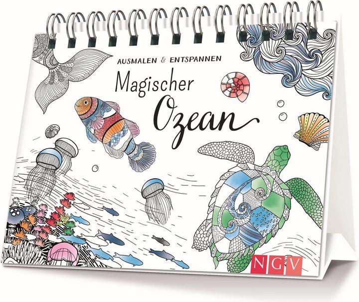 Magischer Ozean - Ausmalen - Aufstellen - Entspannen