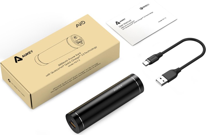 Actual product image Aukey Pb-T12 (5000 mAh, 18.50 Wh)