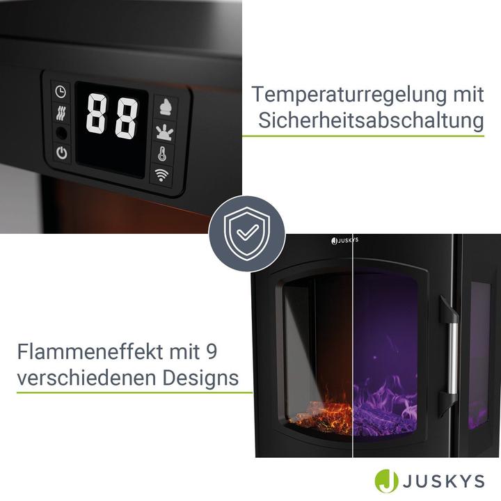 Produktbild Juskys Elektrokaminofen 1800W