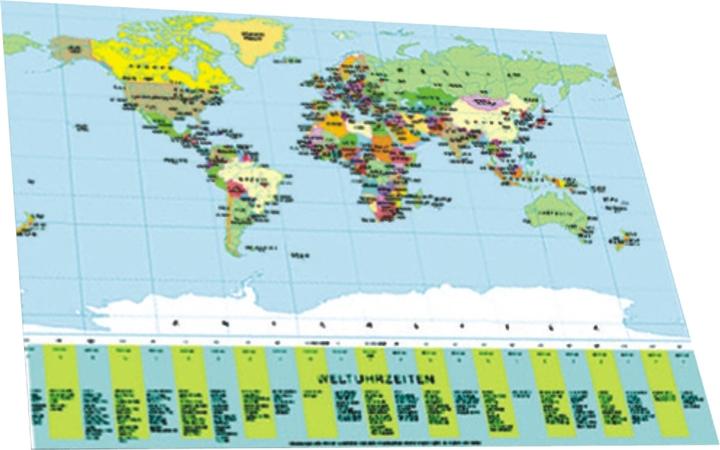 Produktbild Läufer Weltkarte (40 x 53 cm)