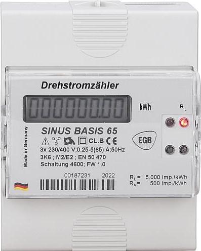 Actual product image EGB Three-phase meter 'Sinus 65' uncertified