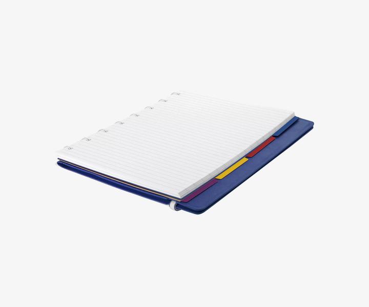 Image du produit Filofax Carnet de notes bleu à couverture souple (A5, À rayures, Couverture souple)