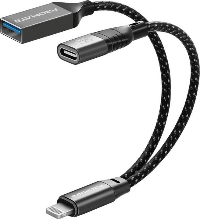 Actual product image ProMate OTGLink-i OTG Media Adapter Apple (Lightning, USB-C)