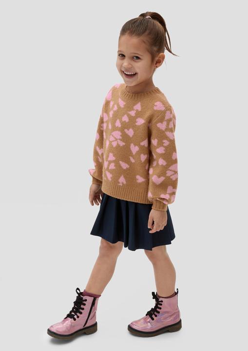 Image du produit s.Oliver Strickpullover Strickpullover mit Herz-Muster (104, 110)