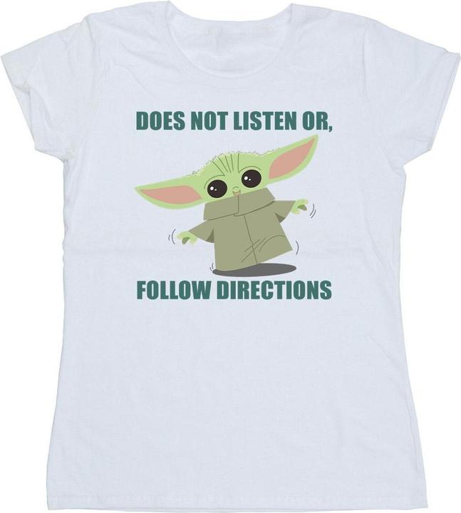Immagine prodotto Star Wars The Mandalorian Grogu Does Not Listen Maglietta Donna (XL)