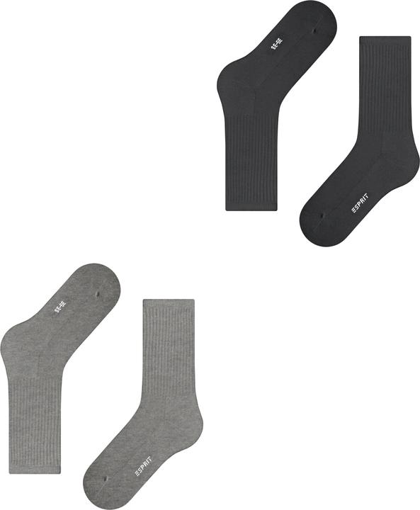 Produktbild Esprit Basic Tennis 2-Pack Damen (2er Pack, 39 - 42)