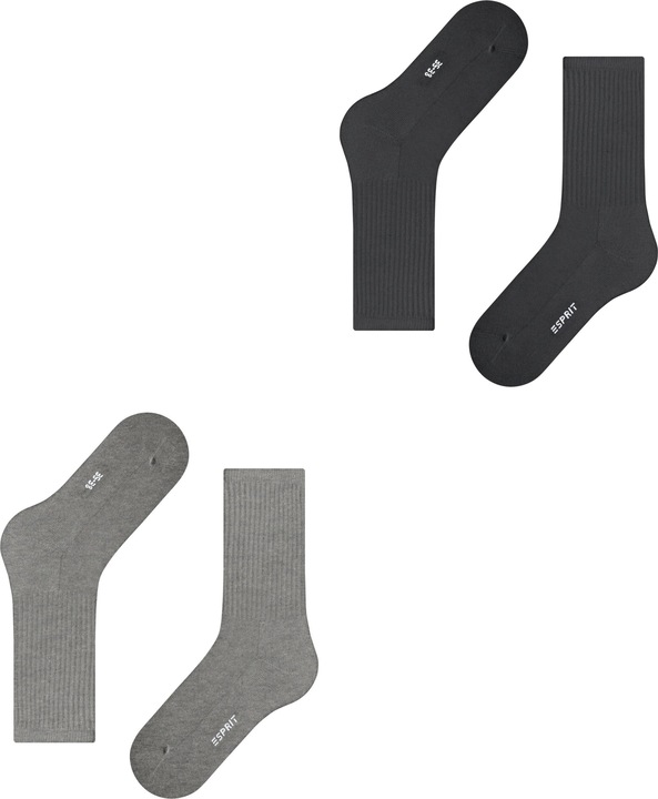Immagine prodotto Esprit Basic Tennis 2-Pack Donna (Confezione da 2, 39 - 42)