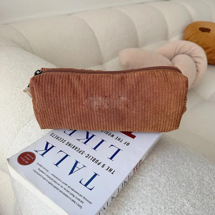 Actual product image Only-Bags.Store Toiletry bag Organiser Corduroy cosmetic bag Small make-up case