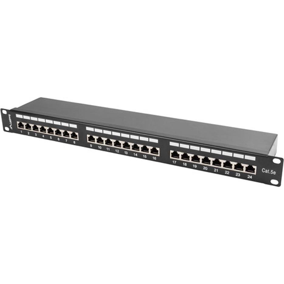 Lanberg PPS5-1024-B Patch Panel 1U, Server Zubehör, Schwarz