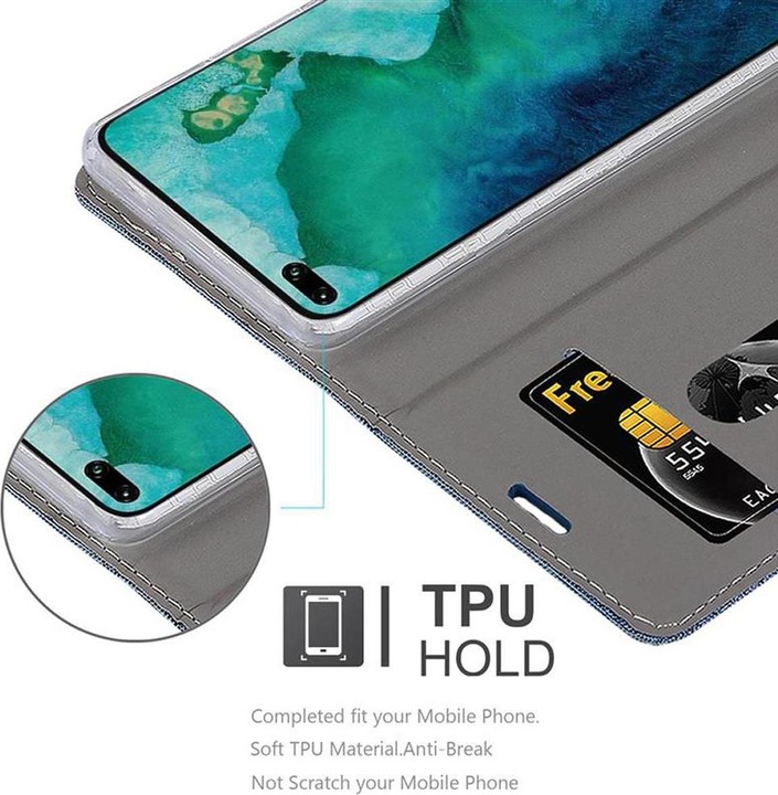 Image du produit Cadorabo Couverture look jeans Book (Honor View 30 Pro)