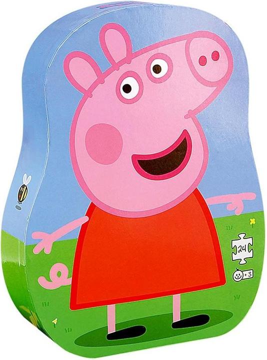 Actual product image Barbo Toys Puzzle for children in a decorative box Peppa Pig (24 pieces)