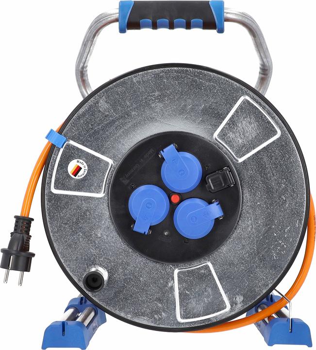 Actual product image As - Schwabe Metal cable reel with protective insulation (40 m, 2.50 mm²)