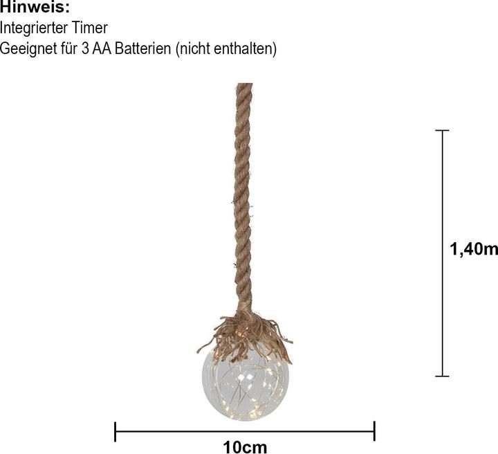 Produktbild Star Trading Glas Dekoration Jutta