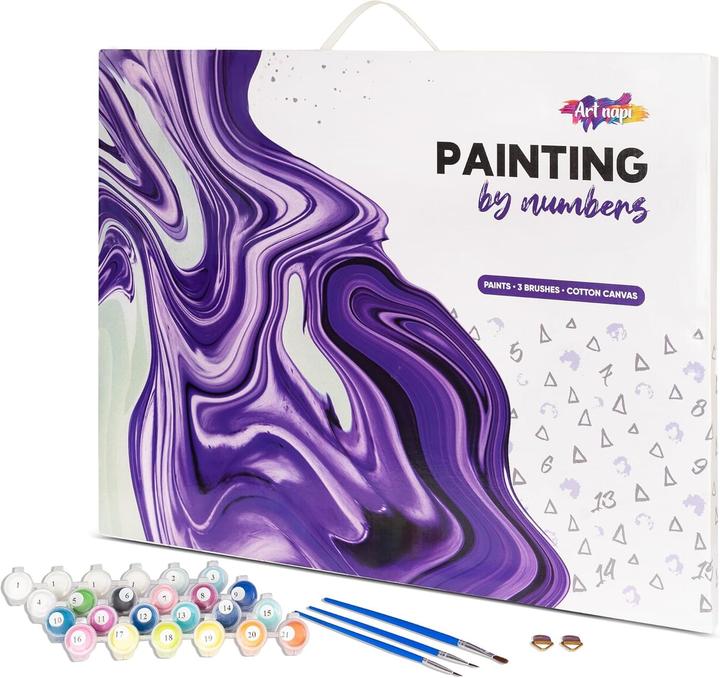 Produktbild Artnapi Malen nach Zahlen Set - Der Kuss