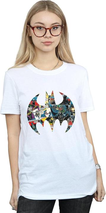 Produktbild Batman Comic Buch Logo Baumwolle Boyfriend TShirt (S)