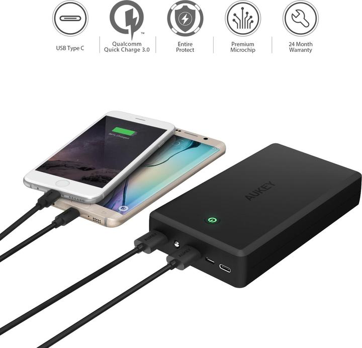 Image du produit Aukey Pb-Y3 (30000 mAh, 111 Wh)