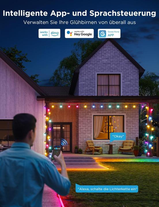 Image du produit Govee Smart RGBIC LED Lichterkette (30 m)