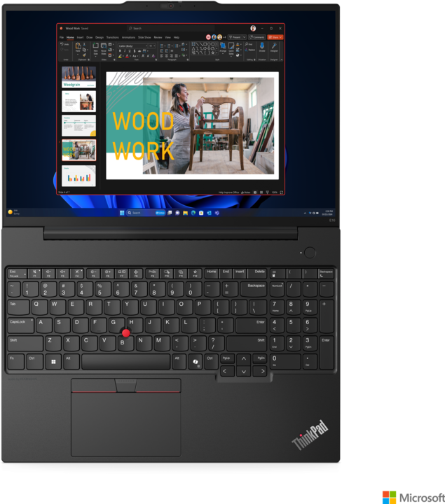 Actual product image Lenovo ThinkPad E16 Gen 2 (16", Intel Core Ultra 5 125U, 16 GB, 512 GB, CH)