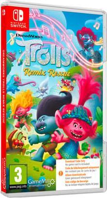 Actual product image GameMill Entertainment DreamWorks Trolls Remix Rescue (Code in Box) (Switch, EN)