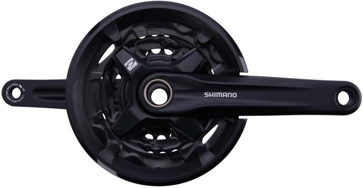 Actual product image Shimano FC-MT210 crankset 40/30/22 teeth 3x9-speed (175 mm)
