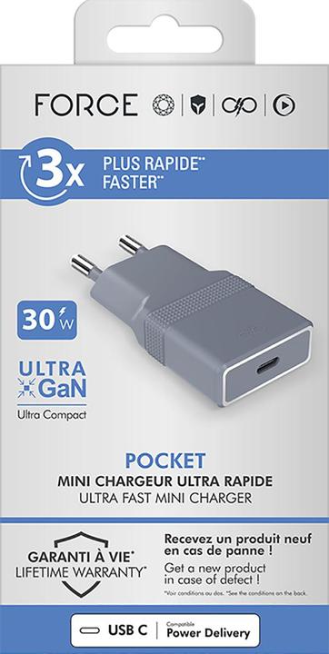 Actual product image Force Power FPCS30WCPDSLIMRG Netzteil (30 W)