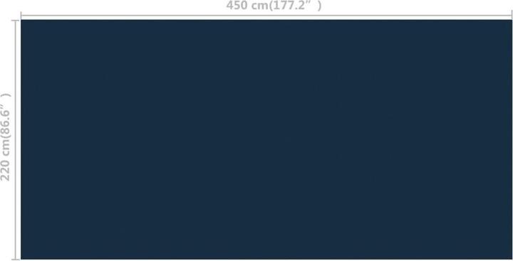 Actual product image vidaXL Poolabdeckung