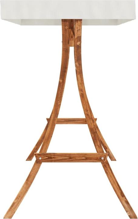 Produktbild VidaXL Hollywoodschaukel mit Auflage und Dach Massivholz Fichte