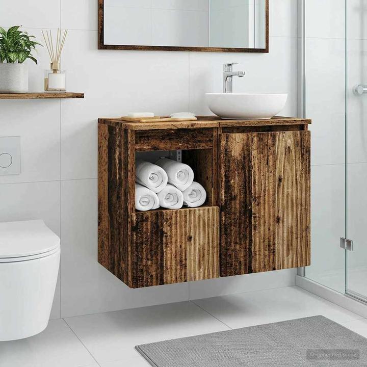 Produktbild vidaXL Badezimmerschrank (44.50 x 30 x 50 cm)