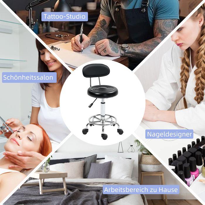 Image du produit Swisshandel24 Tabouret à roulettes