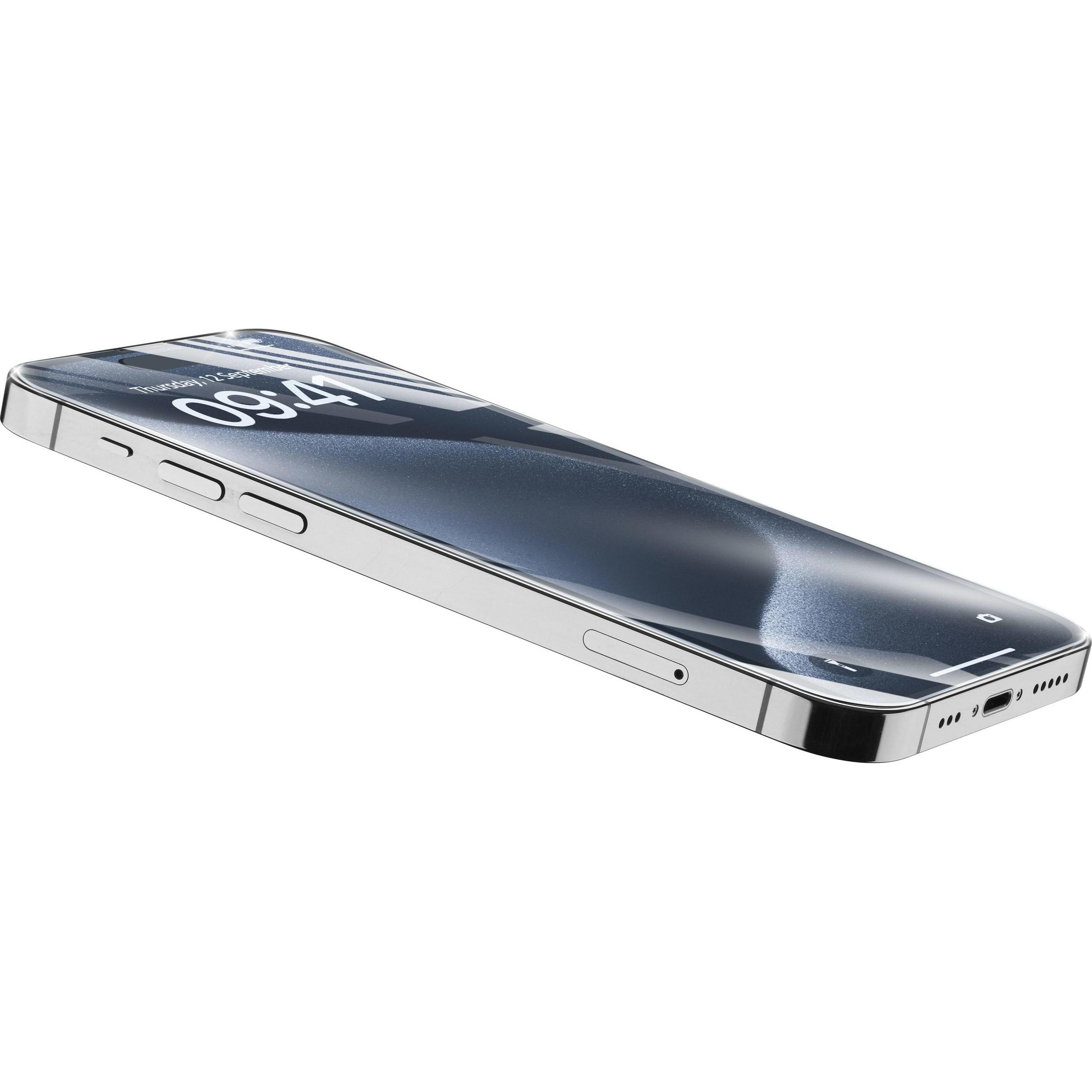 Thumbnail - Cellularline Strong Glass (1 Stück, Apple iPhone 15), Smartphone Schutzfolie, Transparent