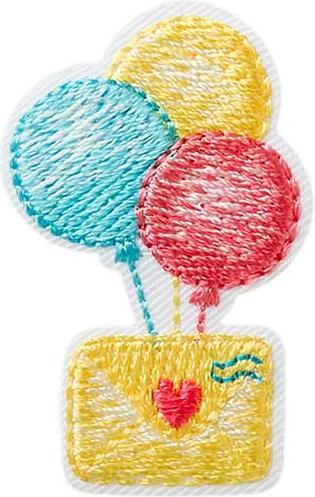 Produktbild Mono Quick Applikationen - Kids and Hits - aufbügelbar Luftpost farbig 1 St (1 x)