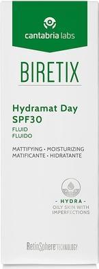 Produktbild Biretix Hydramat Day SPF30 Fluid 50ml (Sonnencreme Gesicht, SPF 30, 50 ml, 0.05 g)