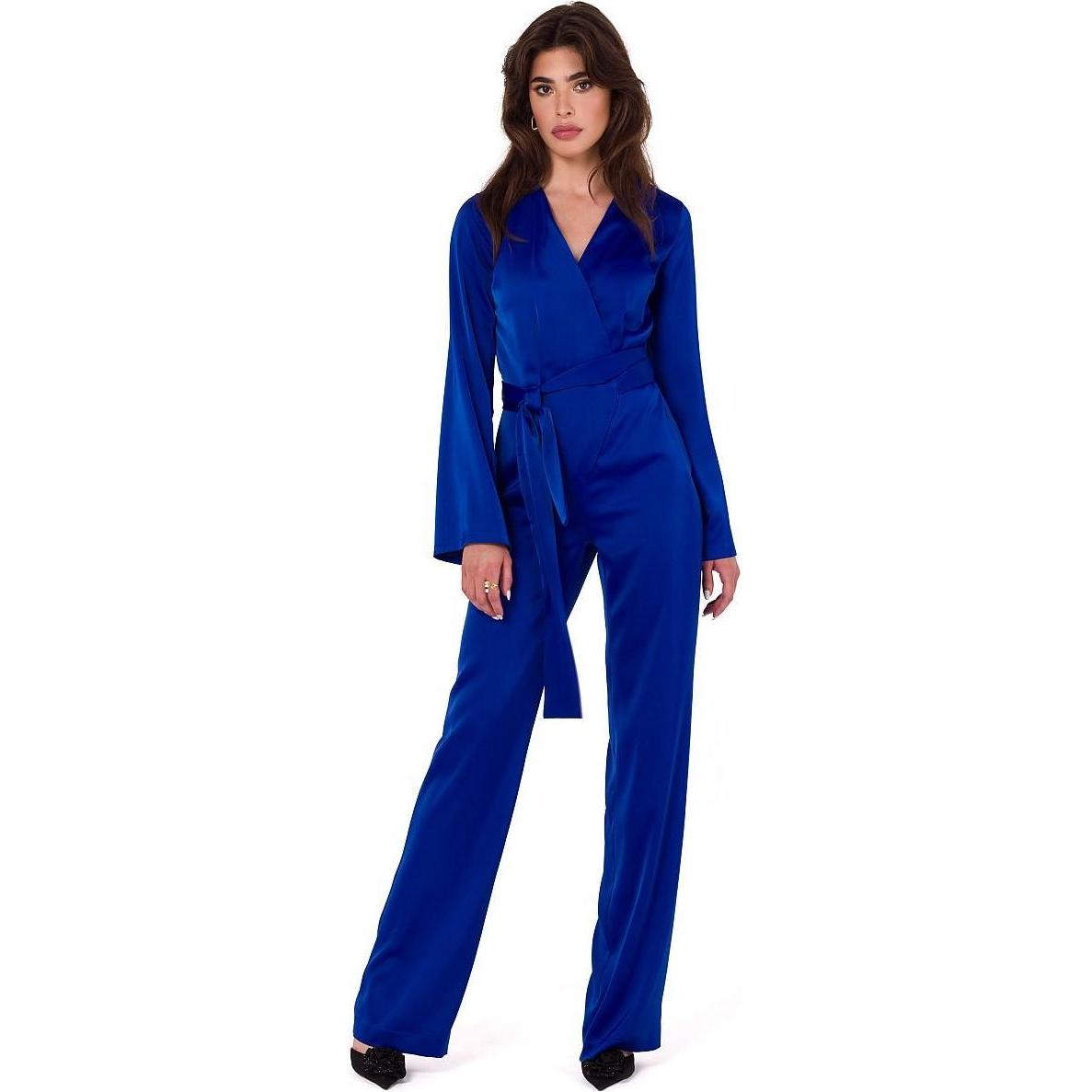 Makover, Damen, Jumpsuit, Overall, Blau, (L)