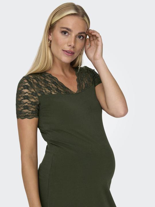 Produktbild Only Maternity Curvy V-Ausschnitt Kleid mit kurzen Ärmeln (3XL)