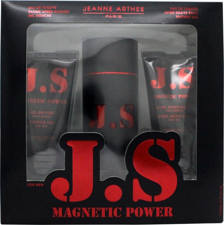 Immagine prodotto Jeanne Arthes Magnetic Power EDT Gel Doccia Dopo Barba Set 100ml 75ml 75ml (Set di profumi)