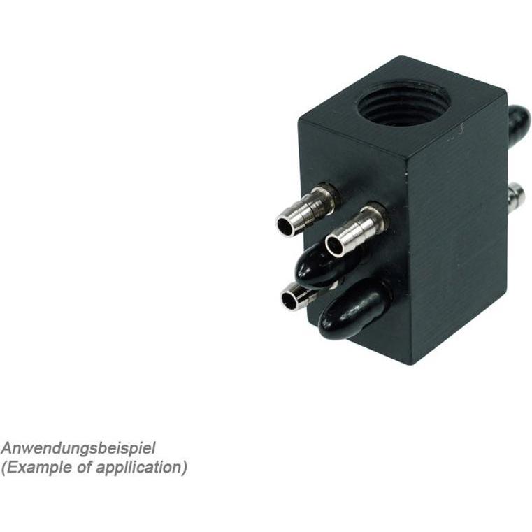 Thumbnail - Alphacool MCX Verschluss Schwarz 10er Set, GPU Wasserkühler Zubehör