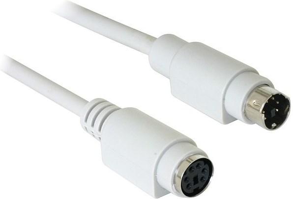 Immagine prodotto Maxxtro Prolunga per tastiera PS/2: 1,8m grigio (1.80 m, PS/2)