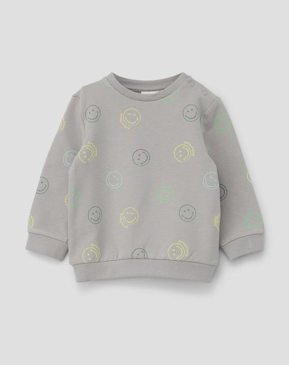 Actual product image s.Oliver Sweatshirt Sweatshirt mit All-over-Smiley®-Print (80)