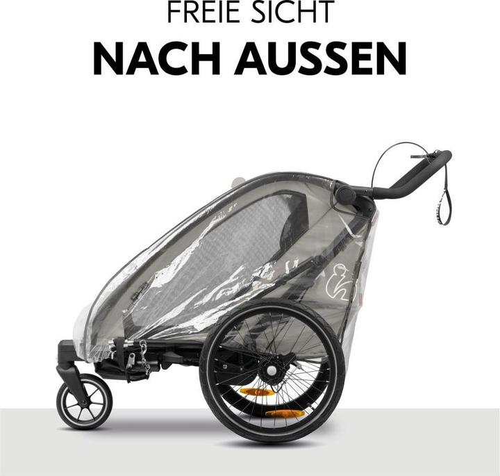 Produktbild Hauck Regenschutz für Fahrradanhänger Bike N Walk
