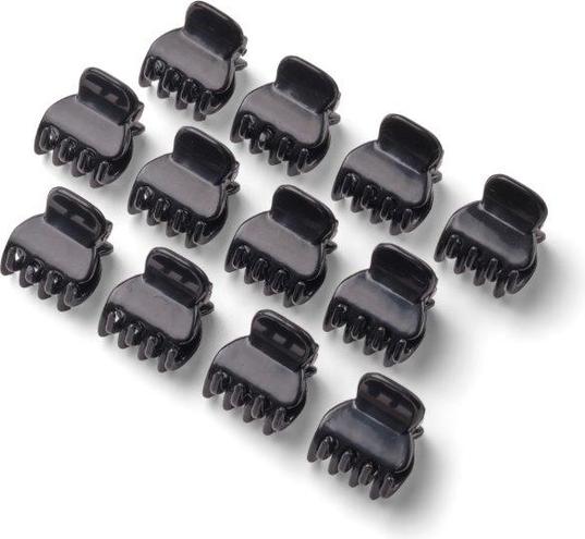Trisa Mini pinces à cheveux 1.5 cm noir 12 pcs (12 pcs)