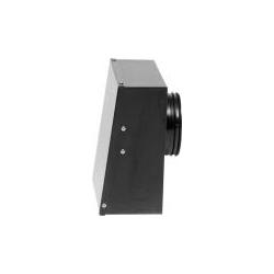 Lindab, Belüftungssystem, Wandventilator VKC 160C, schwarz lackiert, aussen an der Wand montiert, Luftstrom max. 734 m³/