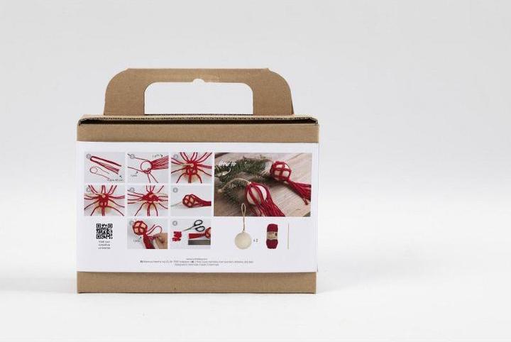 Image du produit Creativ Company Kit de bricolage Boules de Noël Macrame
