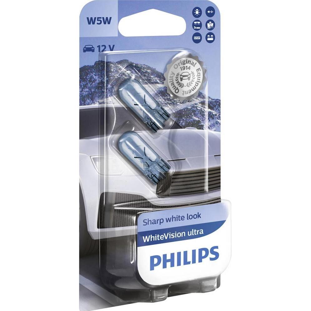 Philips, Illuminazione auto, W5W WhiteVision ultra (W5W)