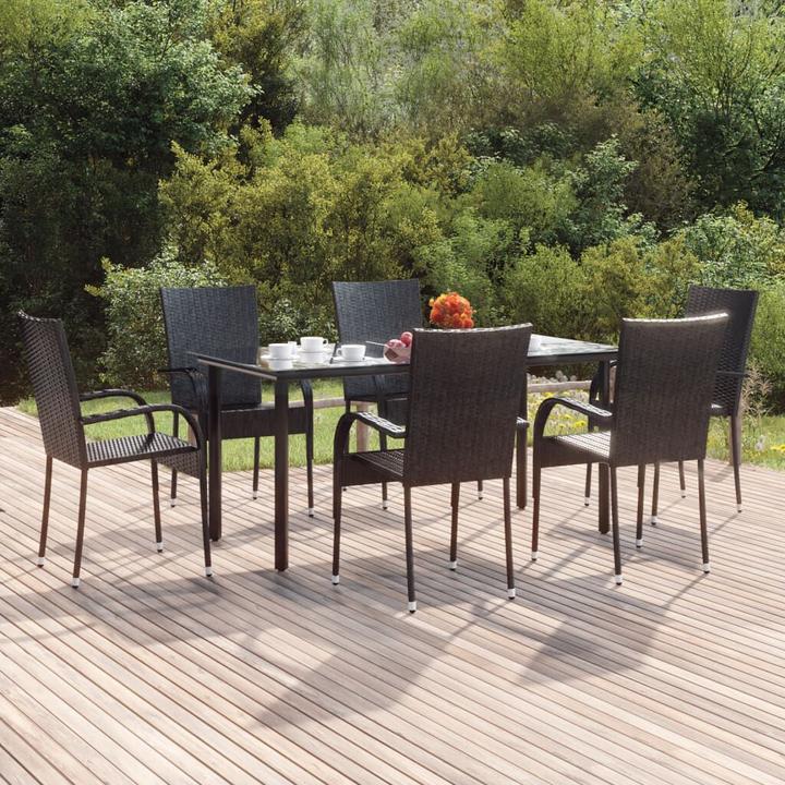 Produktbild vidaXL Garten Essgruppe (160 x 80 x 74 cm)