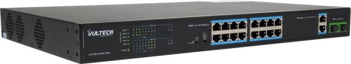Vultech Security VS-POE2164GE-200W network switch Unmanaged Fast Ethernet (10/100) Power support (18 ports)